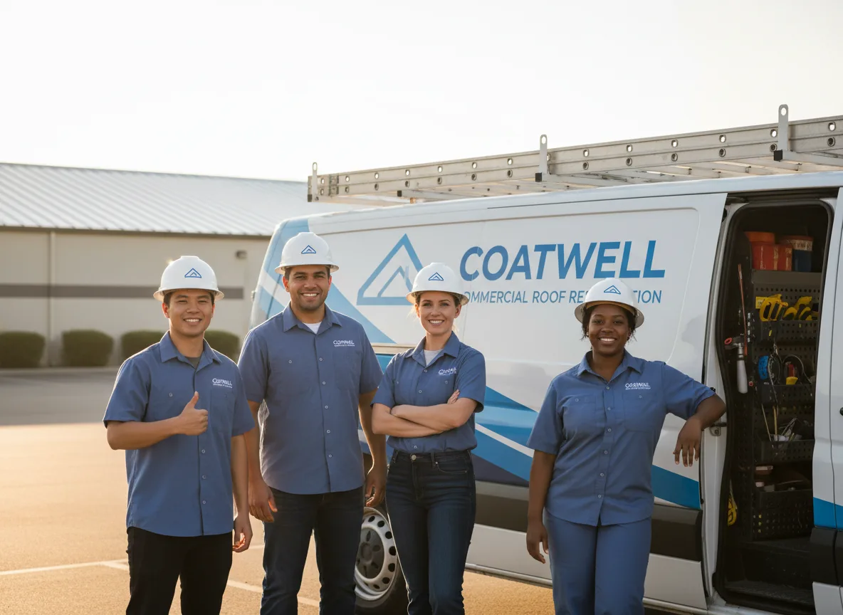 Commercial roof coating company in Hamel, IL